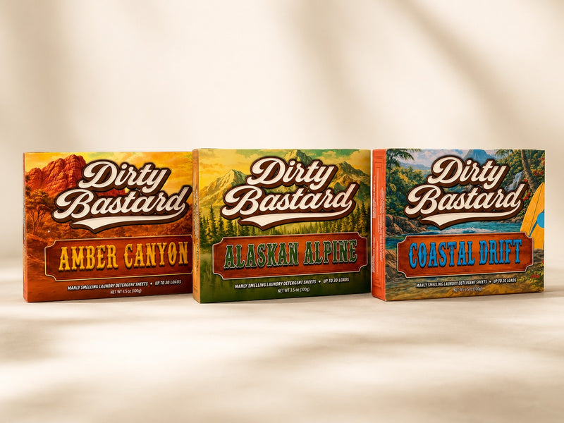 Big Bastard Bundle - all three Dirty Bastard scents: Amber Canyon, Alaskan Alpine, Coastal Drift