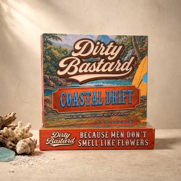 COASTAL DRIFT - Cologne-Infused laundry detergent sheets