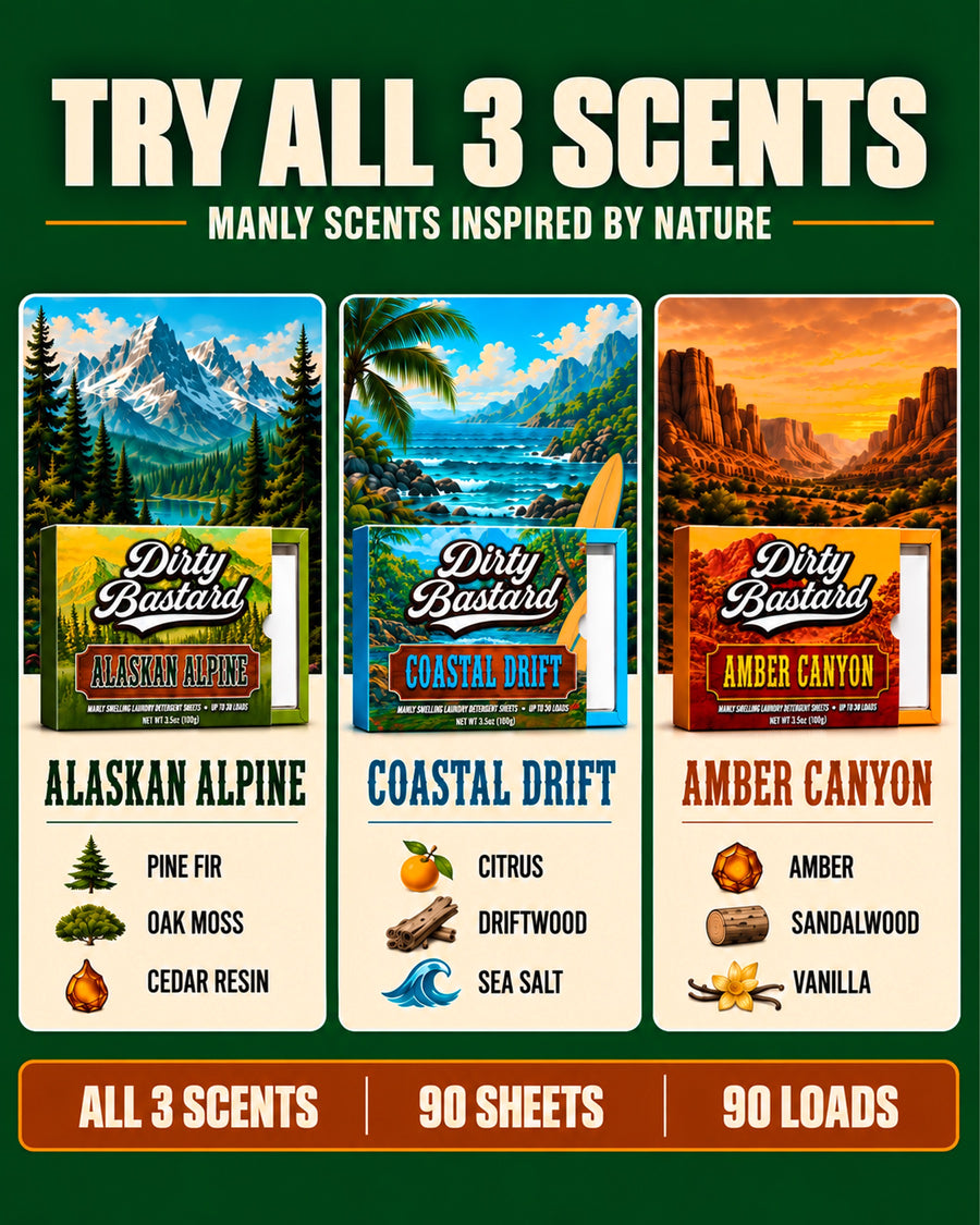Try all 3 scents: Alaskan Alpine, Coastal Drift and Amber Canyon.