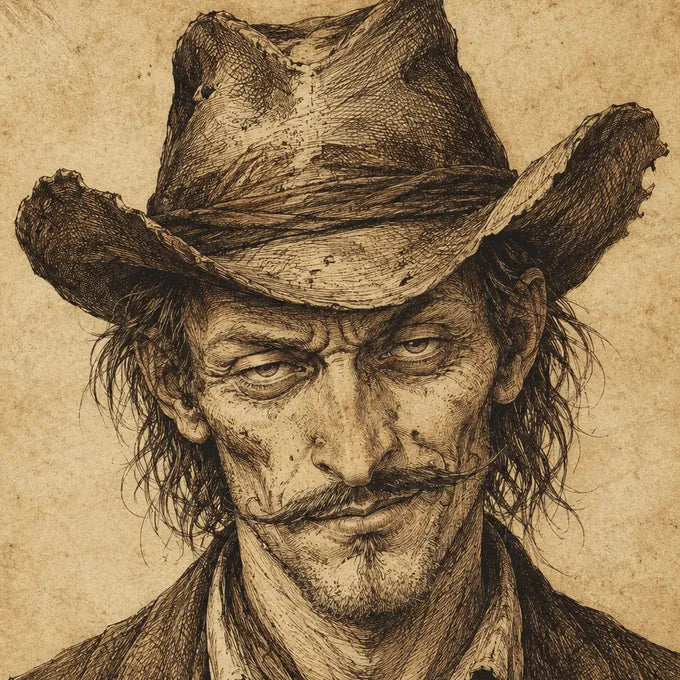 Wanted poster mugshot of the Phthalates outlaw